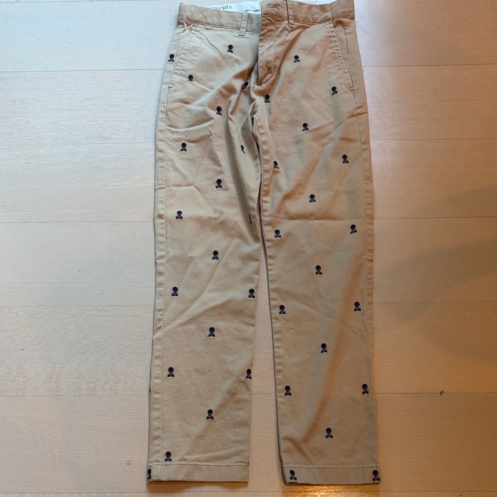 Crewcuts Skull and Bones Bowtie Chino
